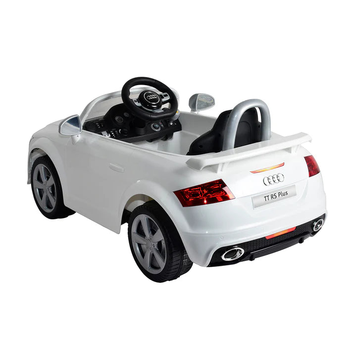 Carro Elétrico Audi TT RS 12V Branco c/ Controle Remoto